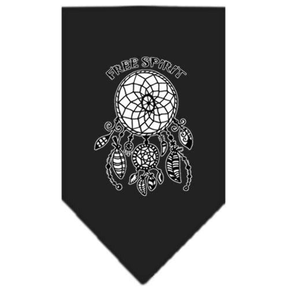 Mirage Pet Products Free Spirit Screen Print Bandana Red Small