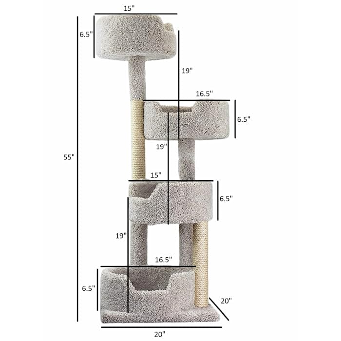 New Cat Condos Multi-Level Cat Tower