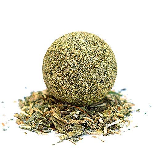 Psk Pet Mart Catnip Ball Toy Cat Mint Ball Natural Catnip Teeth Cleaning Playing Chew Claw Toy For Small Cat (Pack Of 3)