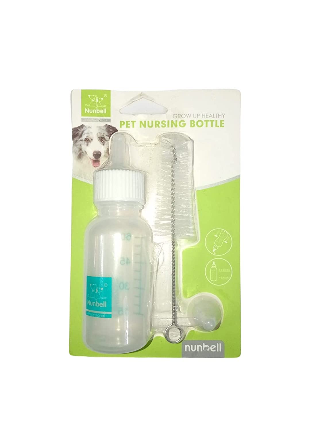 Psk Pet Mart Cat Feeding Combo Stainless Steel AntiSkid Rubber Base Plain Bowl & Milk Feeding Bottle For Cats & Puppies (Milk F