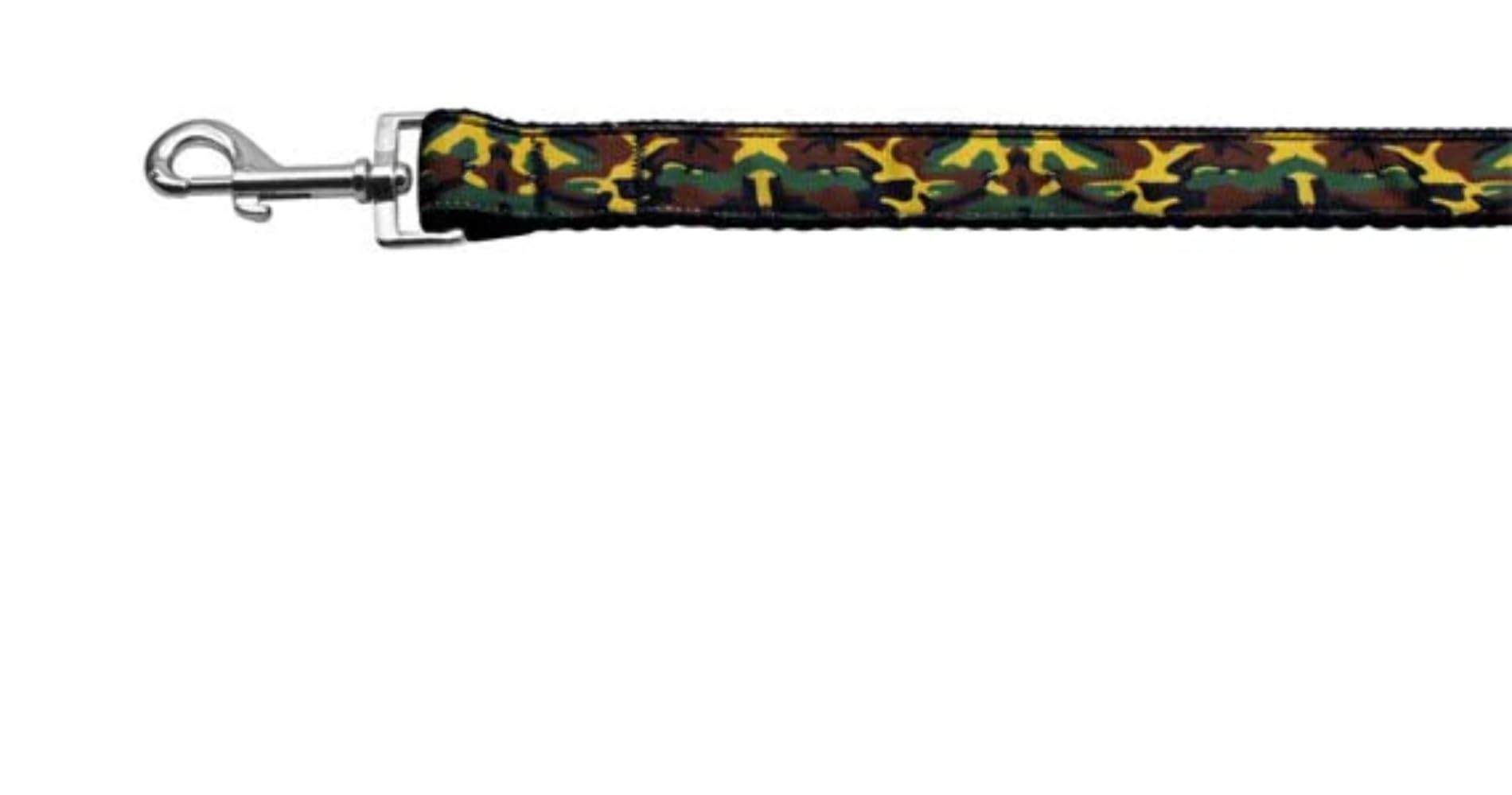 Pet Dog & Cat Nylon Collar or Leash, "Green Camo" XL Collar