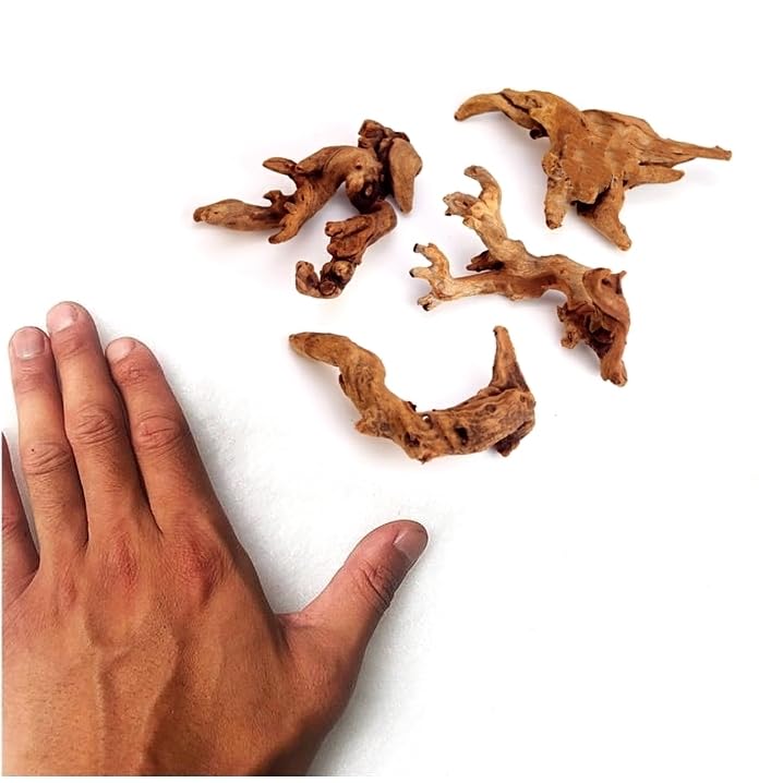 Yzhzom Small Natural Driftwood For Aquarium Styling Carefully Selected Natural Aquarium Decor Driftwood For Reptile Tank Reptile