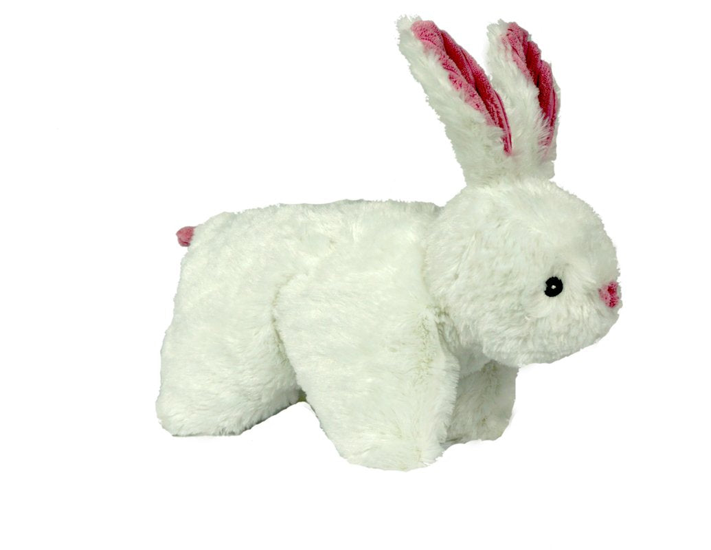 Hugglehounds Plush Dog Toys For Large Dogs & Aggressive Chewers - Squeaky Dog Toy - Soft Extra Durable Stuffed Pet Toy - Fluffy Knotless Puppy Toys - Best For All Breed | Squooshie Bunny