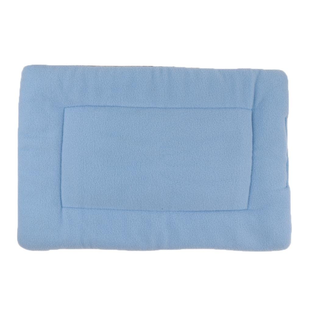 CALANDIS Warm Soft Pet Dog Puppy Cat Kennel Cage Pad Bed Cushion Fleece Mat Nest Light Blue XS | Pet Supplies | Dog Supplies | B