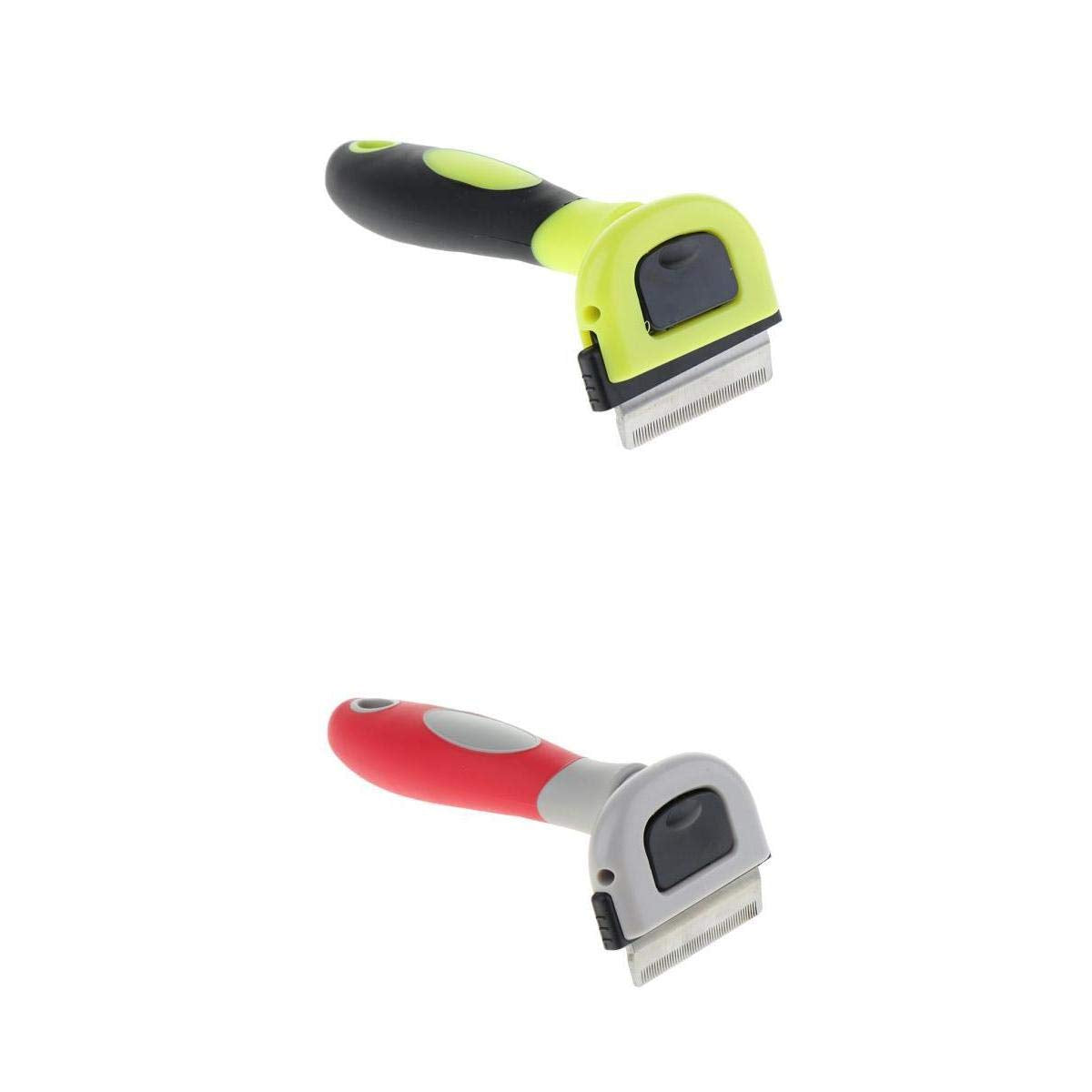 Atorse 2Pcs Pet Hair Remover Dematting Deshedding Brush Comb For Cat Dog Puppy