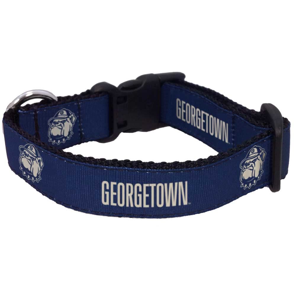 College Dog Collar (Medium, Georgetown)
