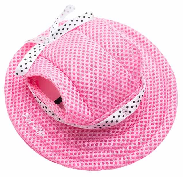 Pet Life        'Sea Spot Sun' Mesh Dog Hat With Uv Coverage Protection - Brimmed Pet Hats For Dogs Provides More Shade Than A D