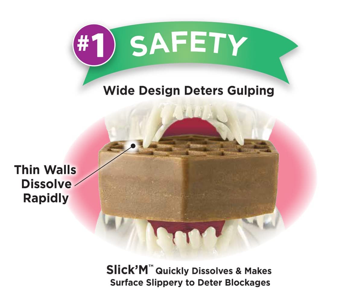Yummy Combs Dog Dental Treats - Vet VOHC Approved - Delicious Chicken Protein - Removes Tartar with Cleaning Comb Shape - Dental