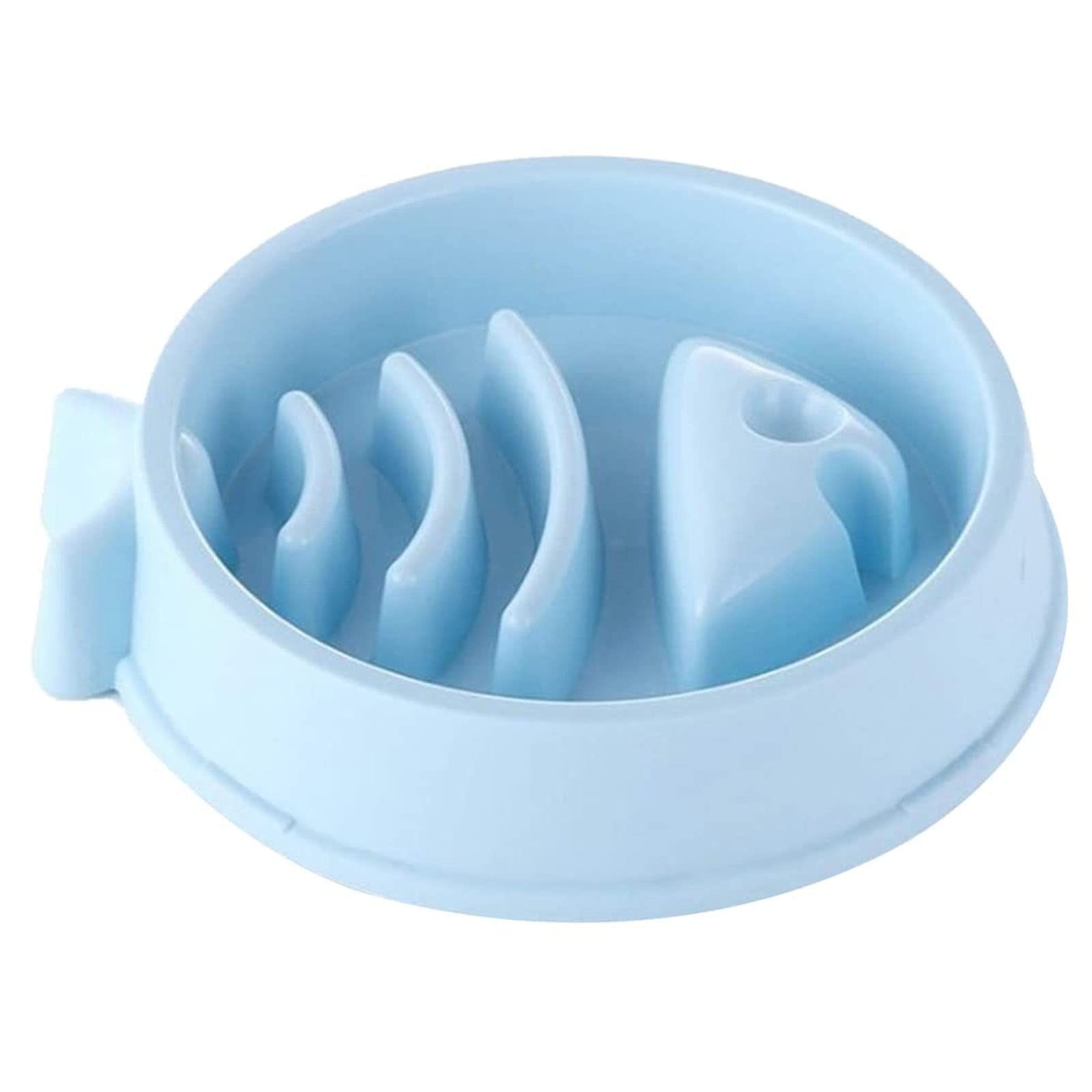 Emily Pets Slow Feeder Dog Bowls Dog Food Bowl With Spoon Prevent Choking & Overeating Fish Shape,Interactive Non Slip Healthy D