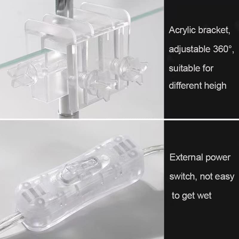 Horior Newest Arrival Aquarium Led Light Full Spectrum Fish Tank Light For Saltwater Freshwater Aquarium Lamp For Coral Reef