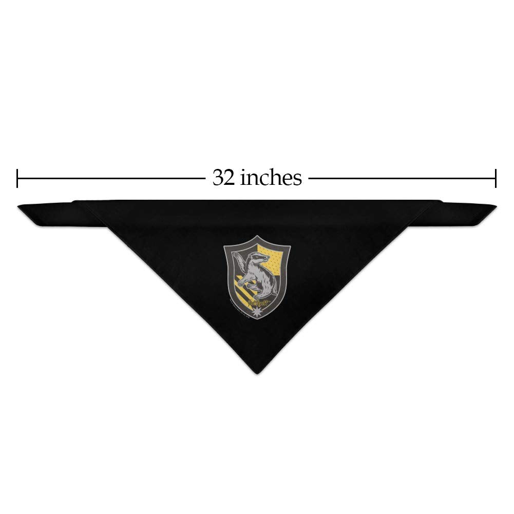 Graphics & More Harry Potter Hufflepuff Plaid Sigil Dog Pet Bandana