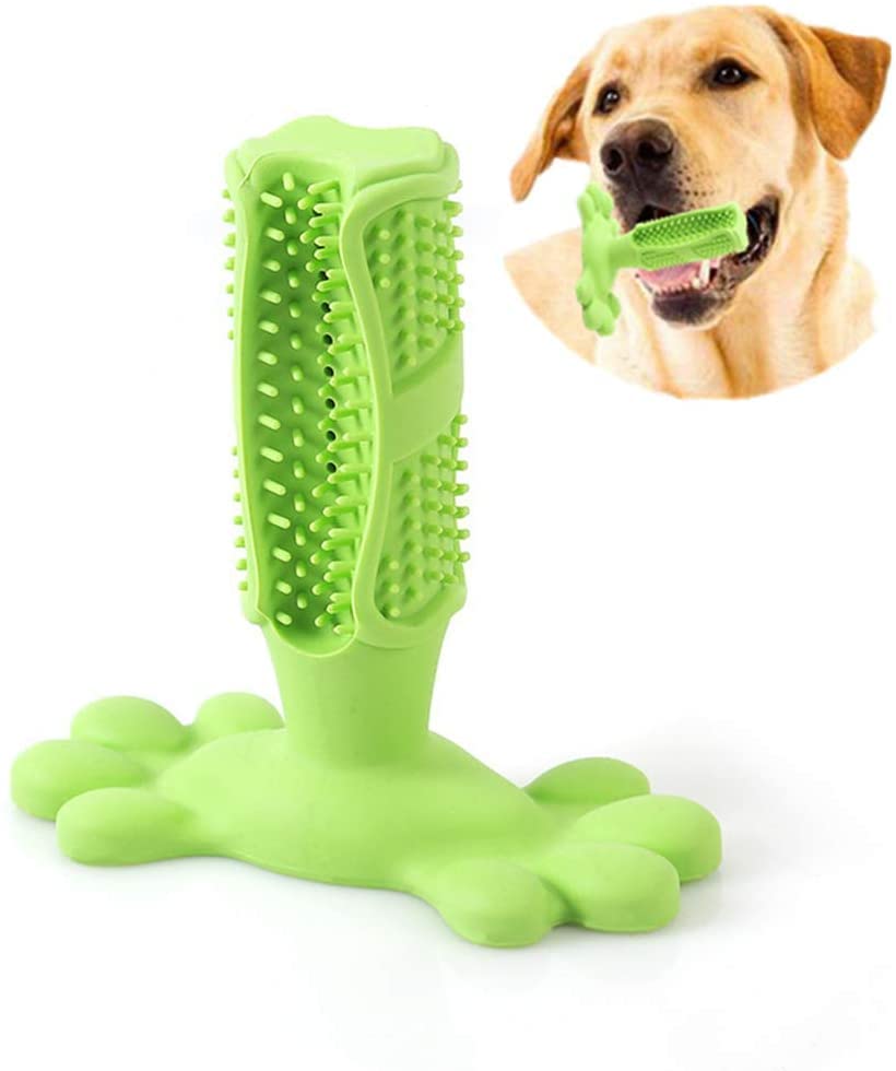 Woofy Dog Toothbrush, Interactive Dog Chew Toy, Dog Brushing Stick, Chew Toy For Teeth Cleaning, Pet Molar Tooth Cleaning Brush 
