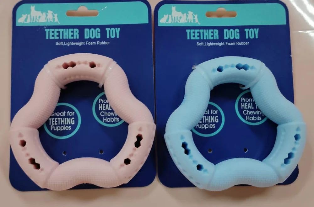 Premiumav Durable Chew Toy For Puppies & Dogs  Soft Textured Dental Cleaning Toy, Interactive Teeth Cleaning & Stress Relief Fo