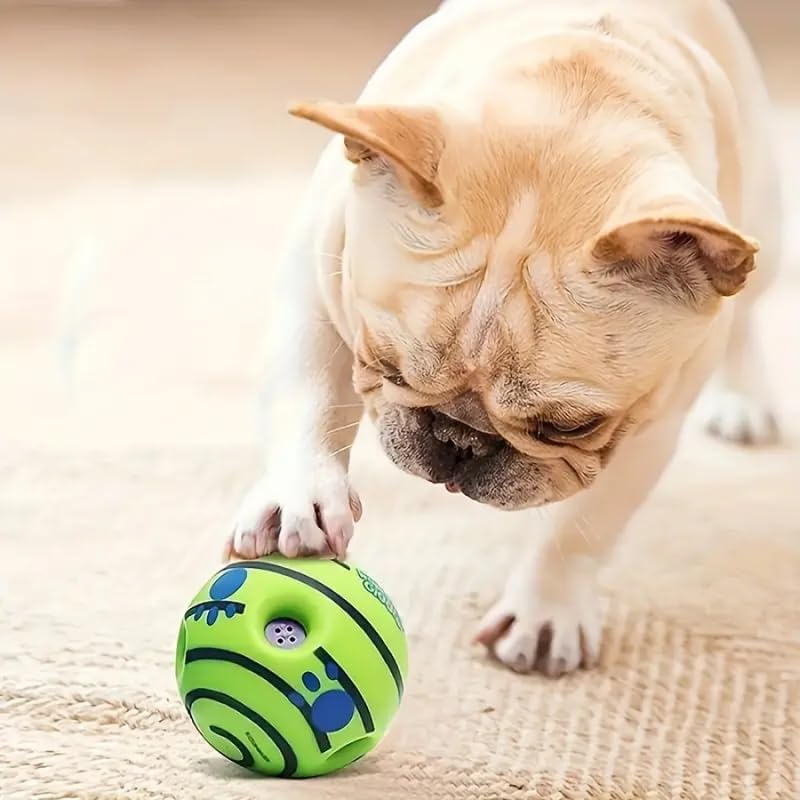 Kittupet Giggle Ball For Dogs, Interactive Dog Toys For Large Dogs, Wiggle Ball Dog Toy, Large Dog Balls With Giggle Sounds When