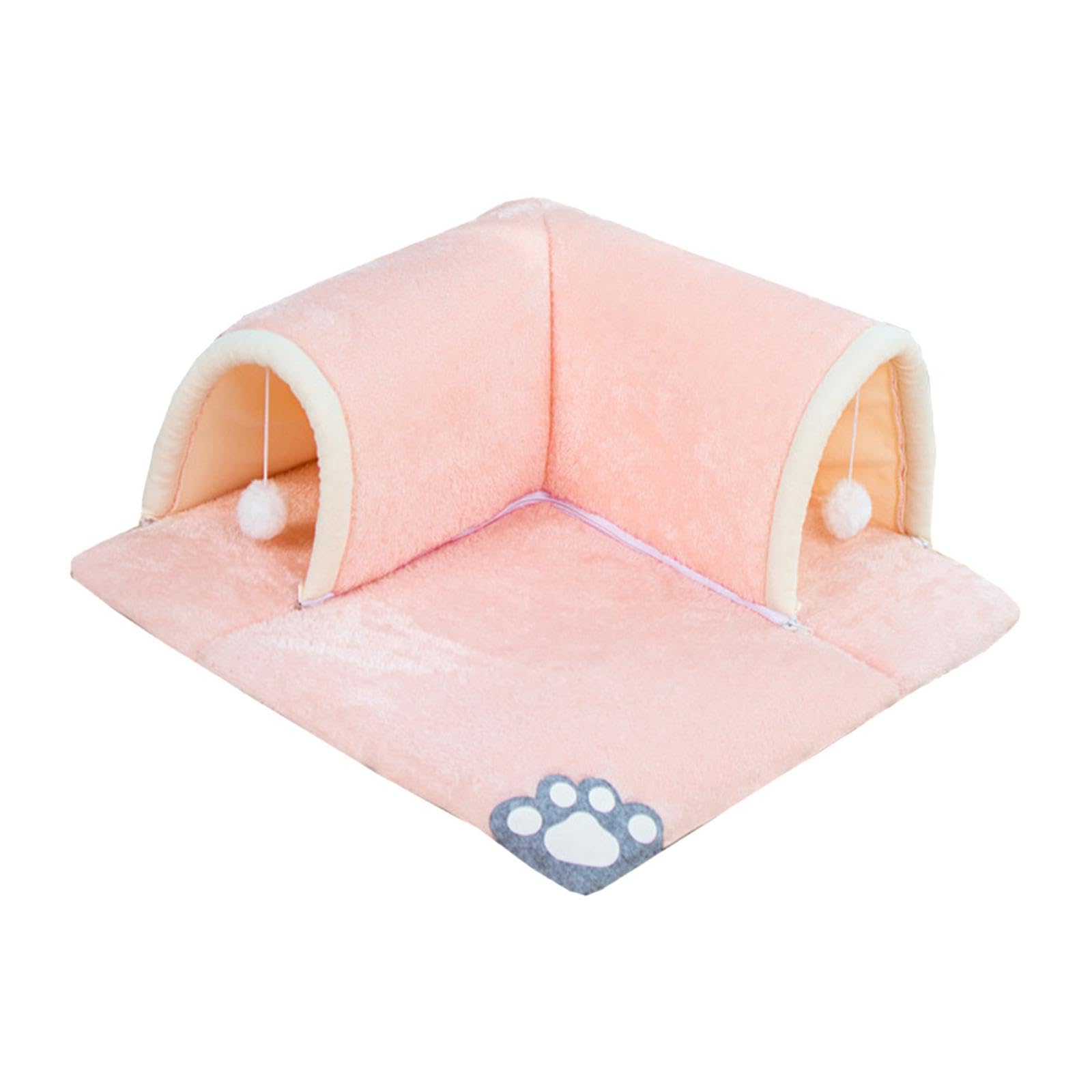 Ilsmysutra Kitten Tunnel Tube Folded Indoor Kitten Playing Tent Cat Toys Cat Tunnel Toy Large | Cat Supplies | Toys