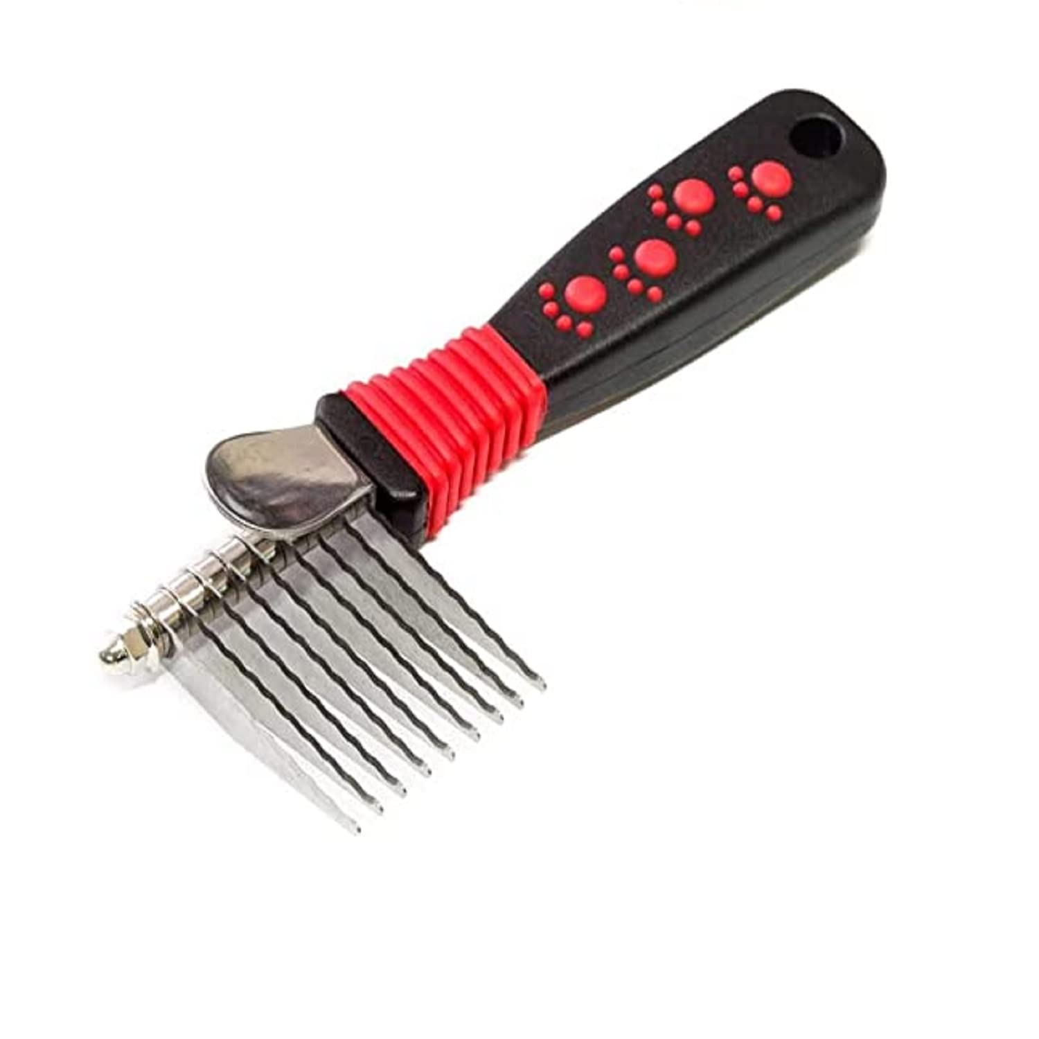 Emily Pets Dogs Dematting Comb, Stainless Steel Blades Rakes, For Pets Cats Animals Matted Knotted Hair, Brush Cutting Removing 
