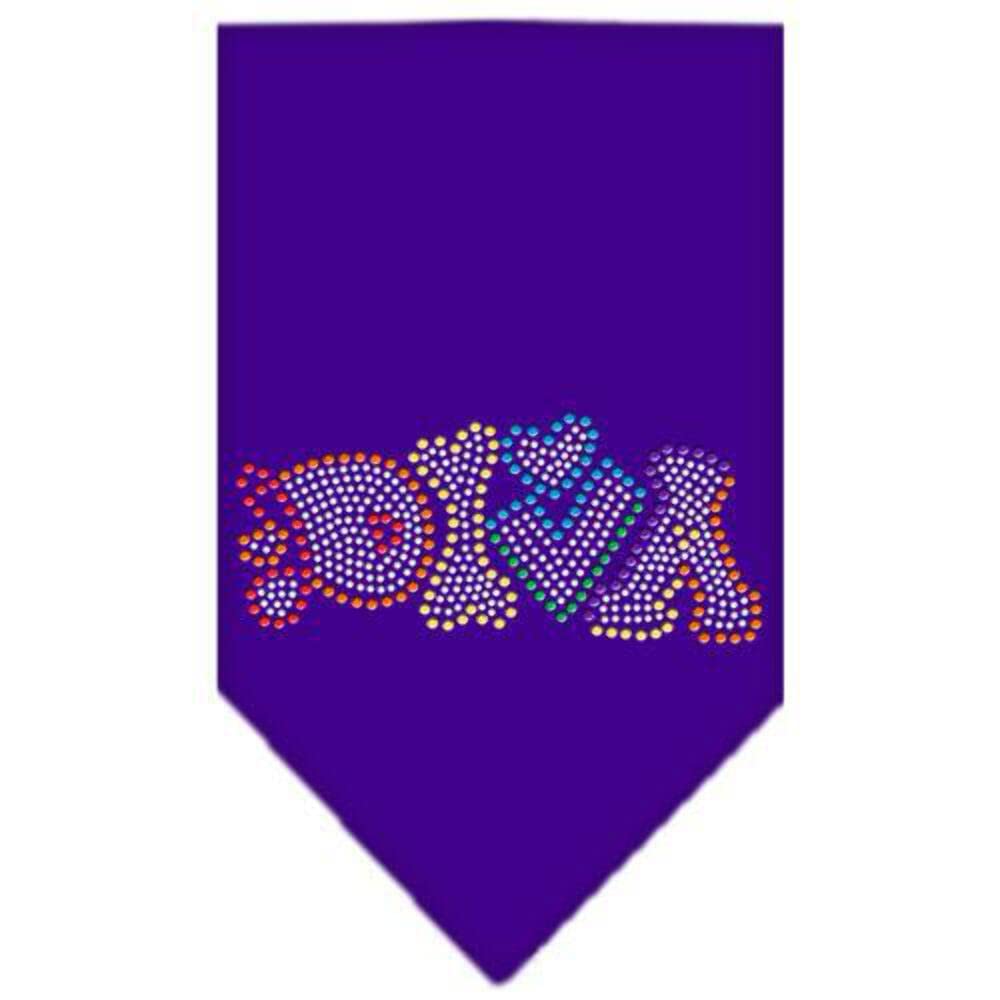 Mirage Pet Products 67-97 SMBR Technicolor Angel Rhinestone Cocoa Print Bandana, Small