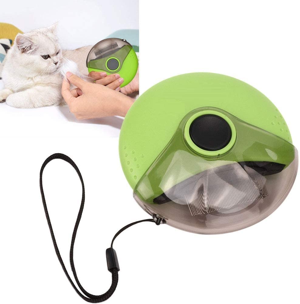 Blurism Pet Grooming Brush Professional Creative Rotatable,3 In 1 Round Portable Small Dog Hair Comb Pet Deshedding Brush Puppy 