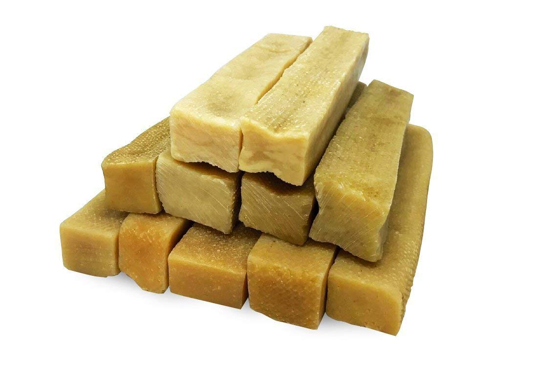 EcoKind Premium Gold Yak Cheese Himalayan Dog Chews, Dog Treats Large Breed, All Natural, High Protein Dog Chew, Cheese, Large -