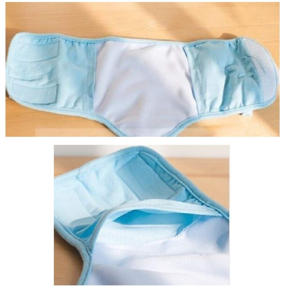 Dog Puppy Funny Diaper Belly Band Male Boy For Small Breeds (Black, M - Waist 10' - 13')