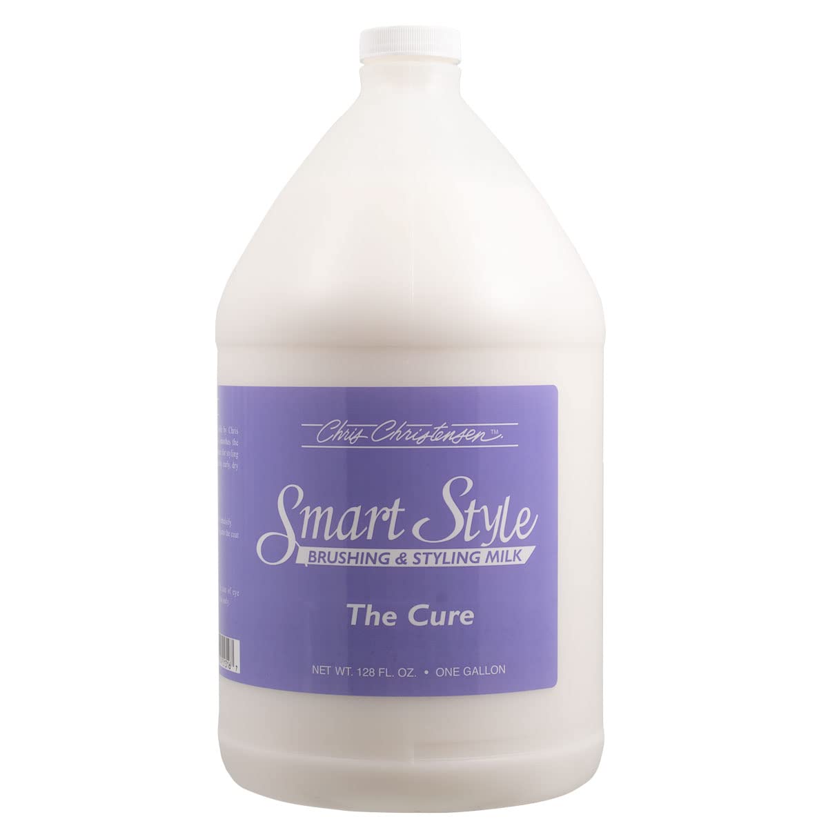 Chris Christensen Smart Style The Cure Brushing & Styling Milk, Dog Conditioner, Groom Like a Professional, 128 oz