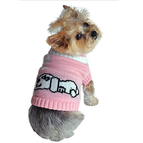 Doggie Design Fall Sweaters (Pink Dream, Xxxl)