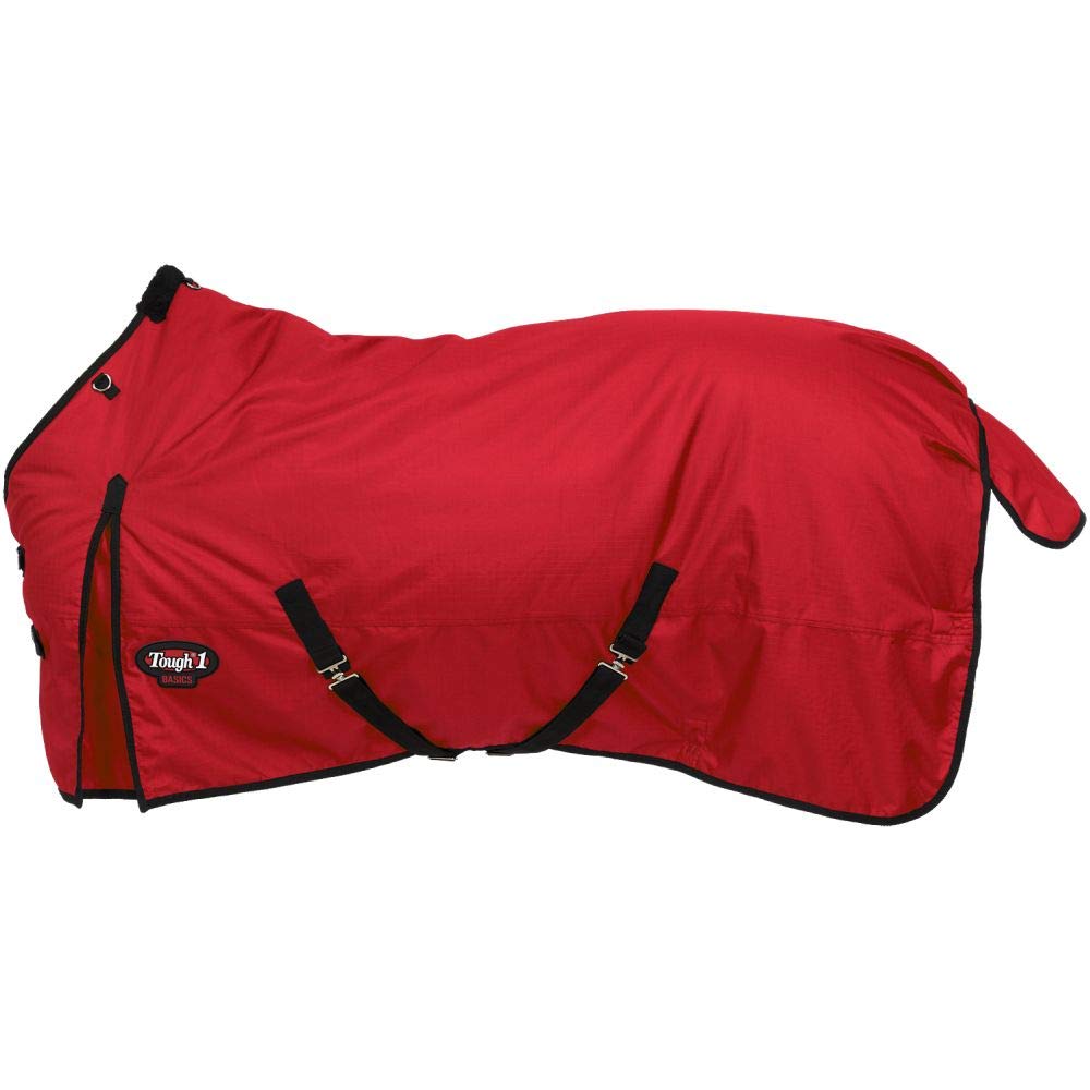 Basics By Tough1 1200D Turnout Blanket (300 Fill) Red 72'