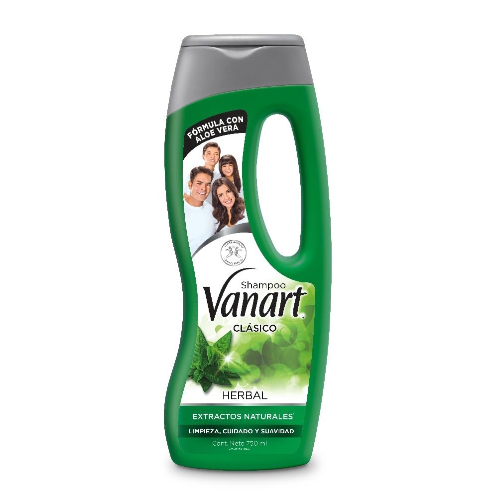 Vanart Shampoo Hierbas Cabello Hidratado y Luminoso 750 ml
