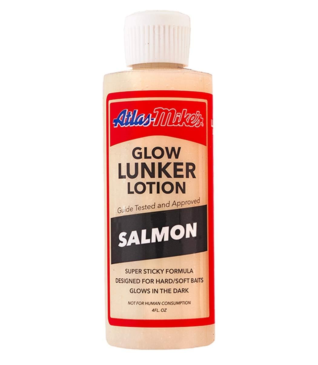 Atlas-Mikes Lunker Lotion, Glow Salmon