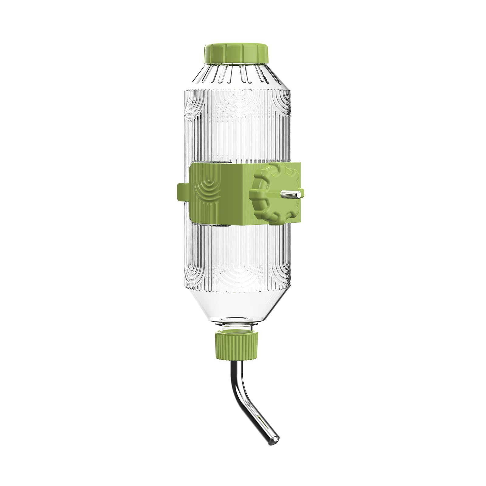 Pet Water Bottle[S24, 24Oz], Hanging Dog Water Dispenser Kennel Plastic Drinker Kettle Feeder Bpa Free Cage Crate Hutch Puppy Ca