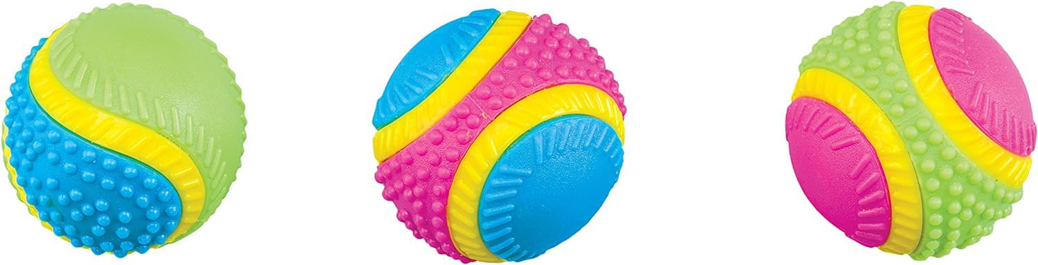 HDP Spot Sensory Rubber Sented Ball Dog Toy Bundle Size:2.5'' Pack of 2