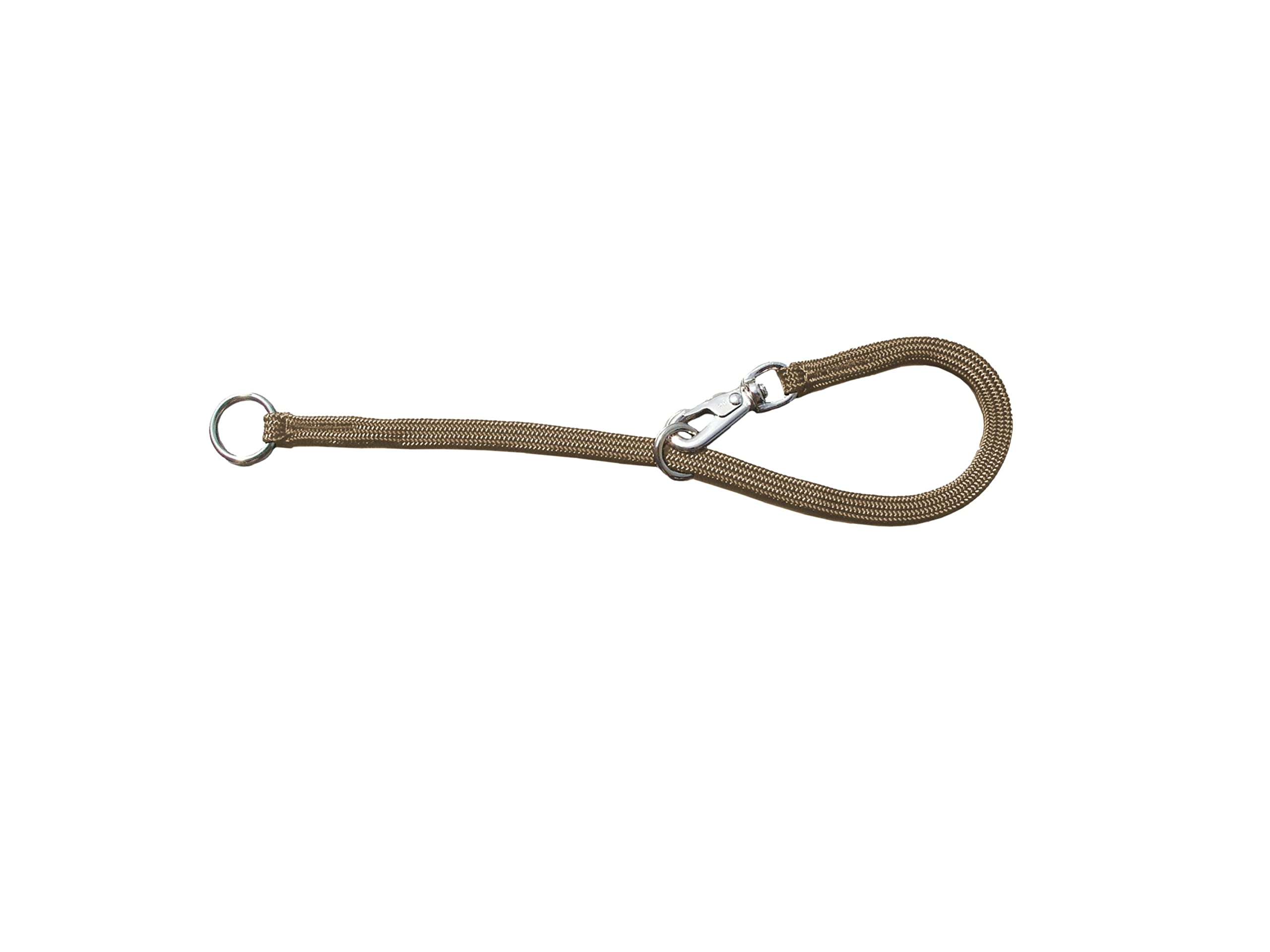 Resco Professional Braided Nylon Snap Choke Collar For Dogs 3/8-Inch Wide X 16-Inch Long, Brown