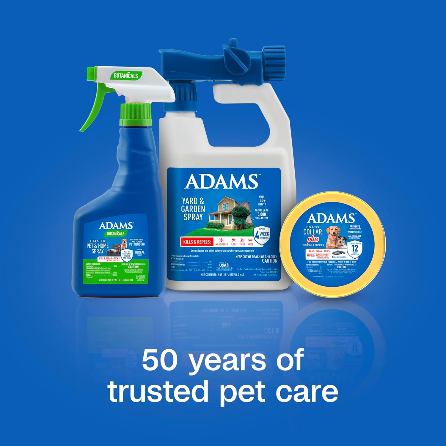 Adams Plus Flea & Tick Collar for Dogs & Puppies One Size Fits All 2-Count