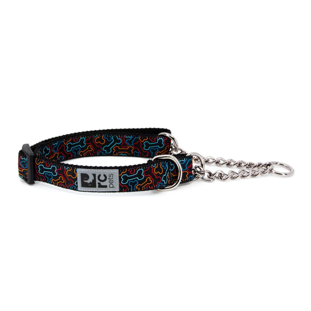 Rc Pets 0.6'' Martingale Training Collar, X-Small, Bones
