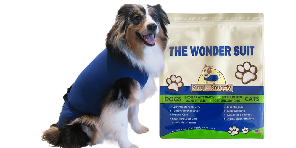 SurgiSnuggly Female Dog Diapers Cover and Male Dogs Diapers Suit with American Textile and Wrap Around Legs for Superior Fit ML 