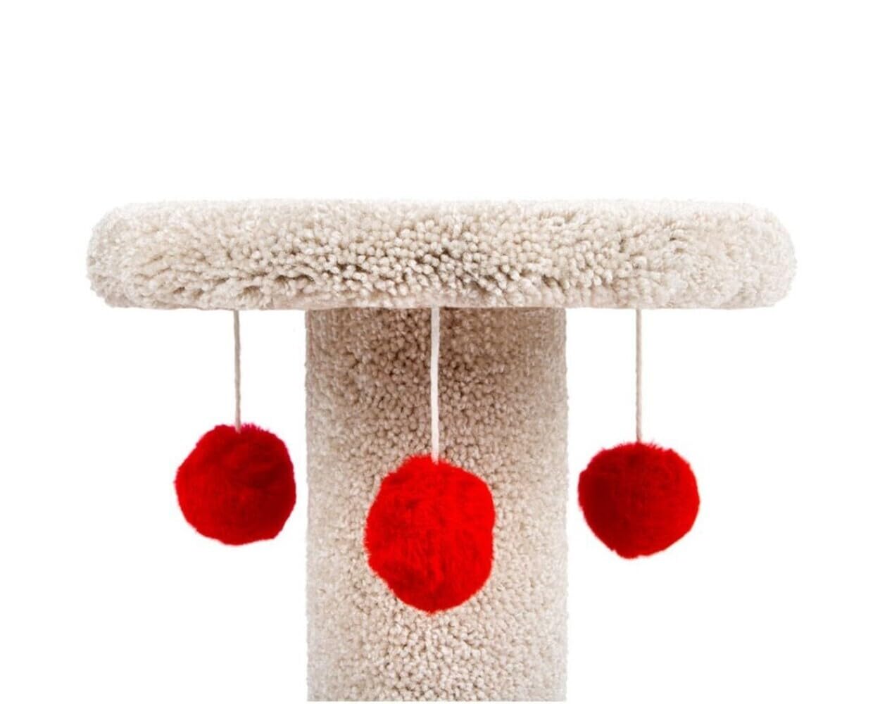 Classy Kitty 17' Spinning Cat Post With Toys