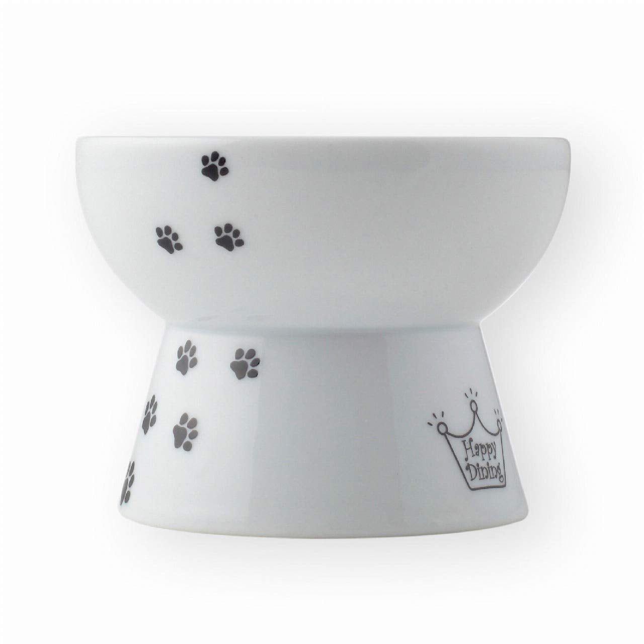 Necoichi Raised Stress Free Cat Food Bowl, Elevated, Backflow Prevention, Dishwasher and Microwave Safe, No.1 Seller in Japan! (