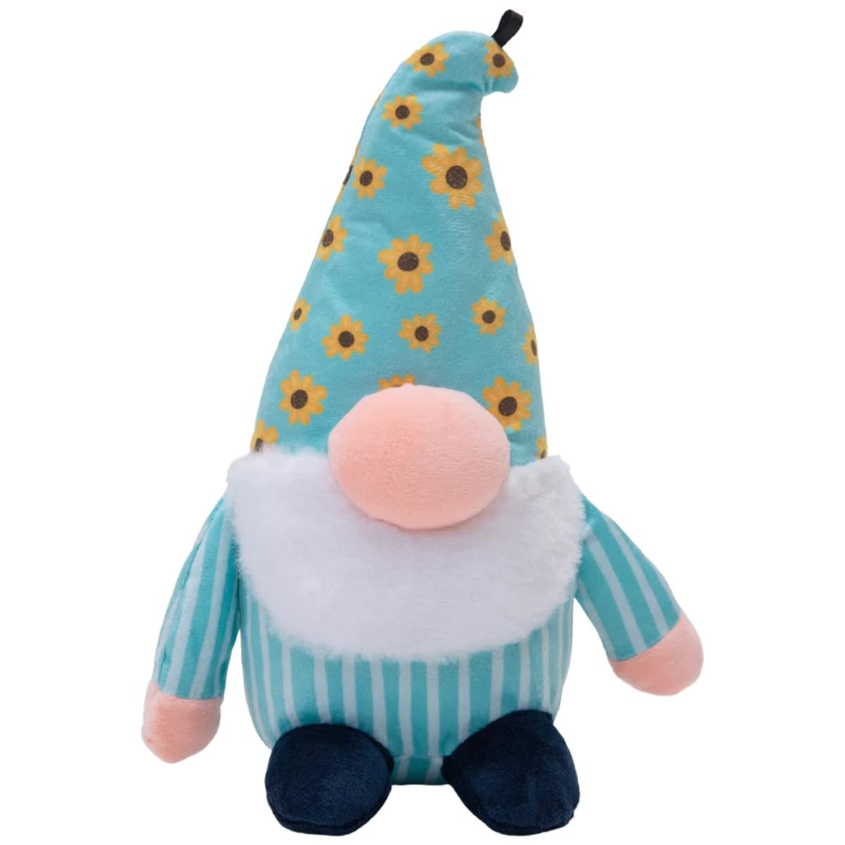 Snug Arooz Snugarooz Sunny The Gnome Plush Dog Toy With Repair Patch ?Eco-Friendly - Crinkle & Squeaky Fun, Perfect For Small Dogs, Made From Recycled Materials