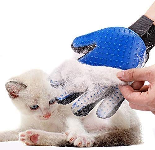 The Dds Store Superdog Hand Brush Grooming Gloves Pet Shampoo Brush | Soothing Massage Rubber Bristles Curry Comb For Dogs & Cat