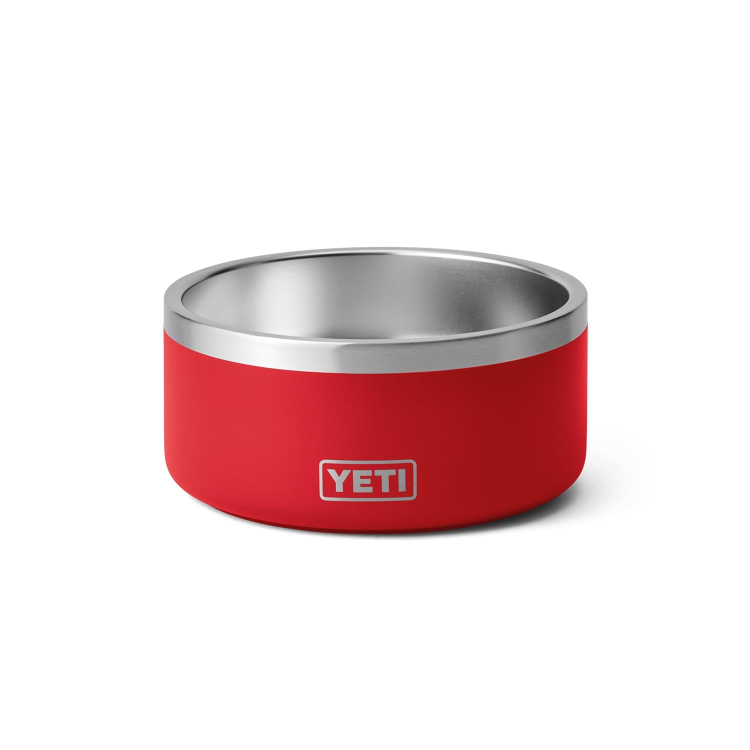 YETI Boomer 4, Stainless Steel, Non-Slip Dog Bowl, Holds 32 Ounces, Rescue Red