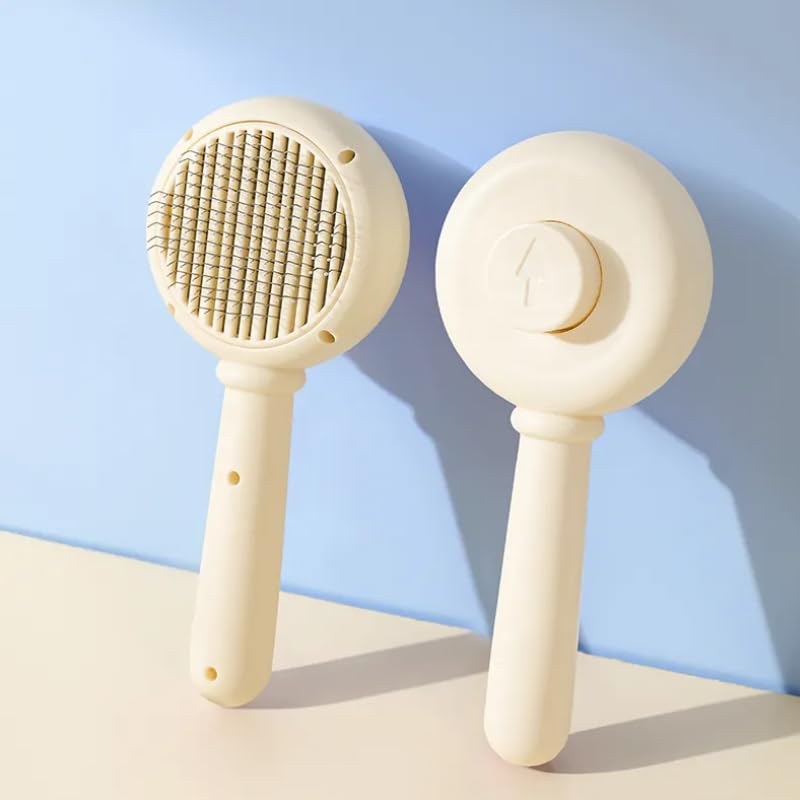 Kittupet Pet Grooming Shedding Brush  Effectively Removes Loose Undercoat, Slicker Brush For Dogs & Cats, Cat Comb