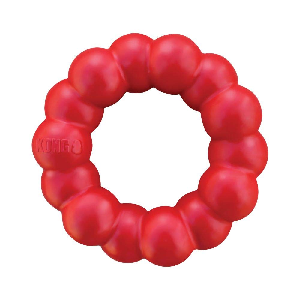 KONG - Ring - Durable Rubber Dog Chew Toy - for Small/Medium Dogs