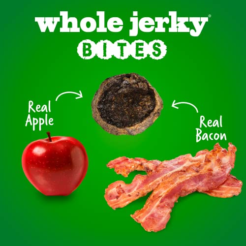 Fruitables Small Dog Jerky Treats ?Bacon & Apple Flavor ?Dry Jerky ?5Oz