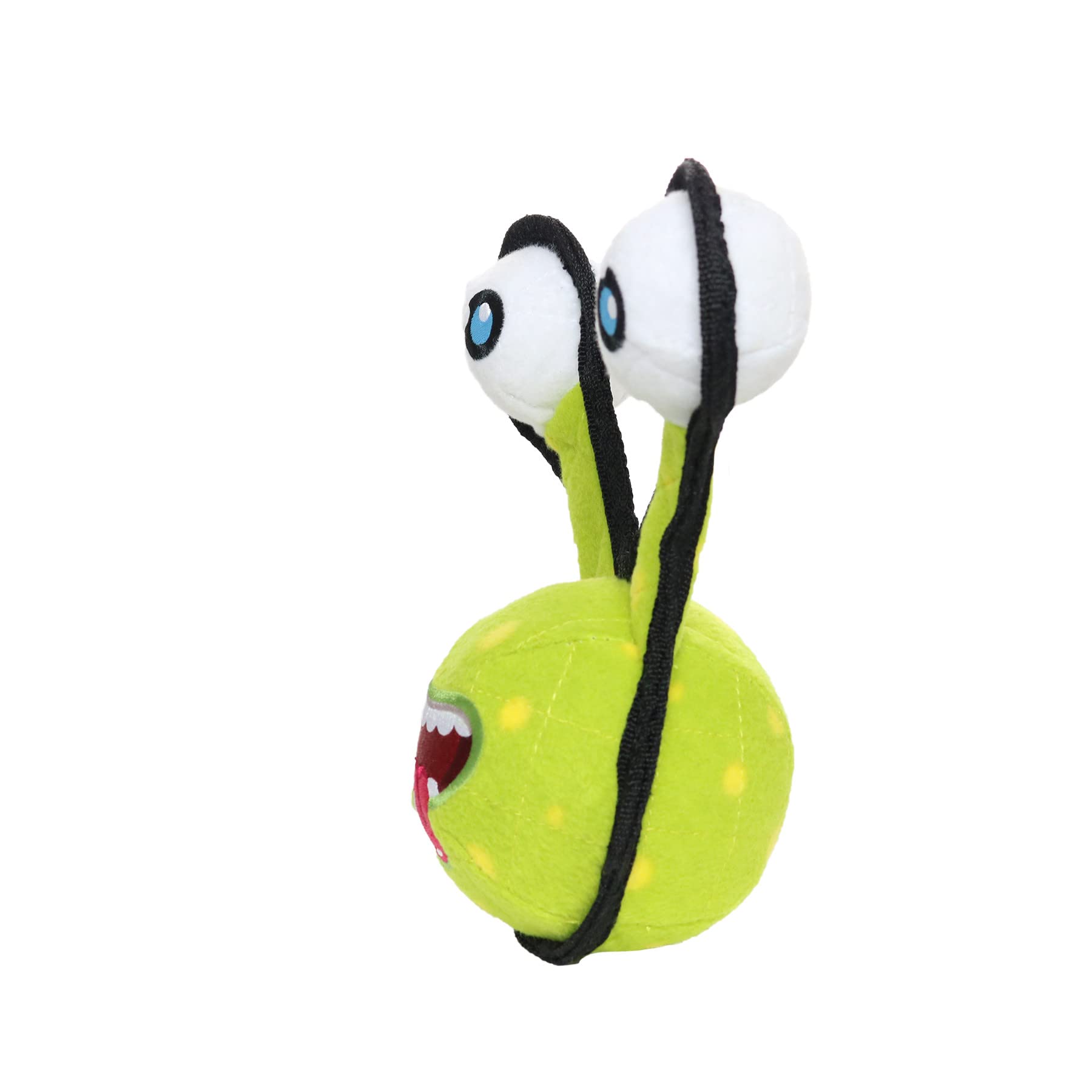 Tuffy - World'S Tuffest Soft Dog Toy - Alien Ball Green-2Eyes - Squeakers - Multiple Layers. Made Durable, Strong & Tough. Inter