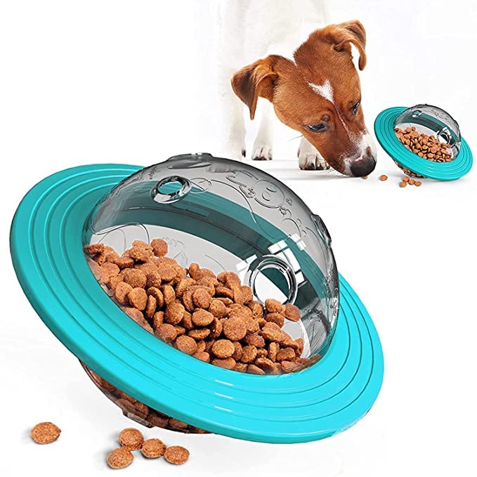 Dog Trust Tumbler Treat Ball, Pet Dog Food Feeder Tumbler Toy, Puppy Tumbler Leakage Food Dispenser Multifunctional Chew Interac