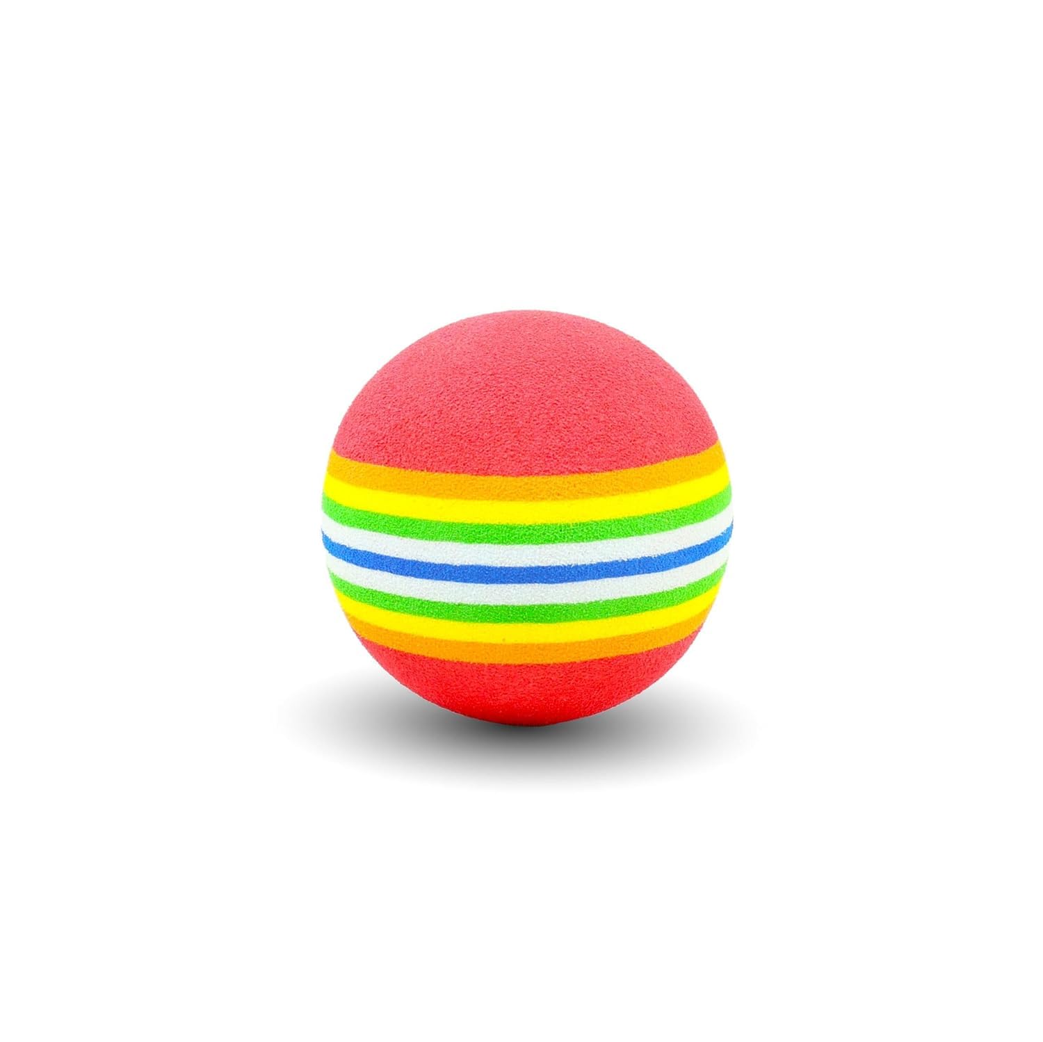 Gisco Foam Balls For Cats | Pack Of 10 Colorful Rainbow Sponge Cat Toy Balls For Indoor Play, Training & Exercise
