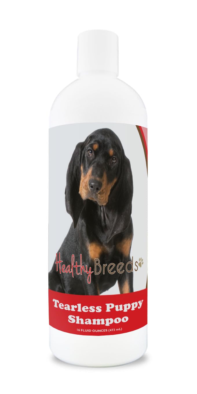 Healthy Breeds Black And Tan Coonhound Tearless Puppy Dog Shampoo 16 Oz