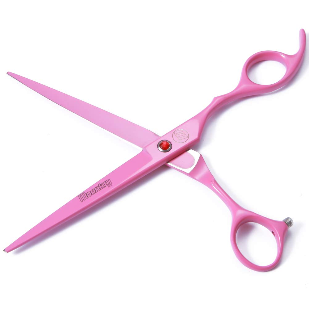 Moontay Professional Dog Grooming Scissors Set, 7 Inch8 Inch Pet Grooming Scissors Chunkers Shears For Dog, Curved Dog Grooming