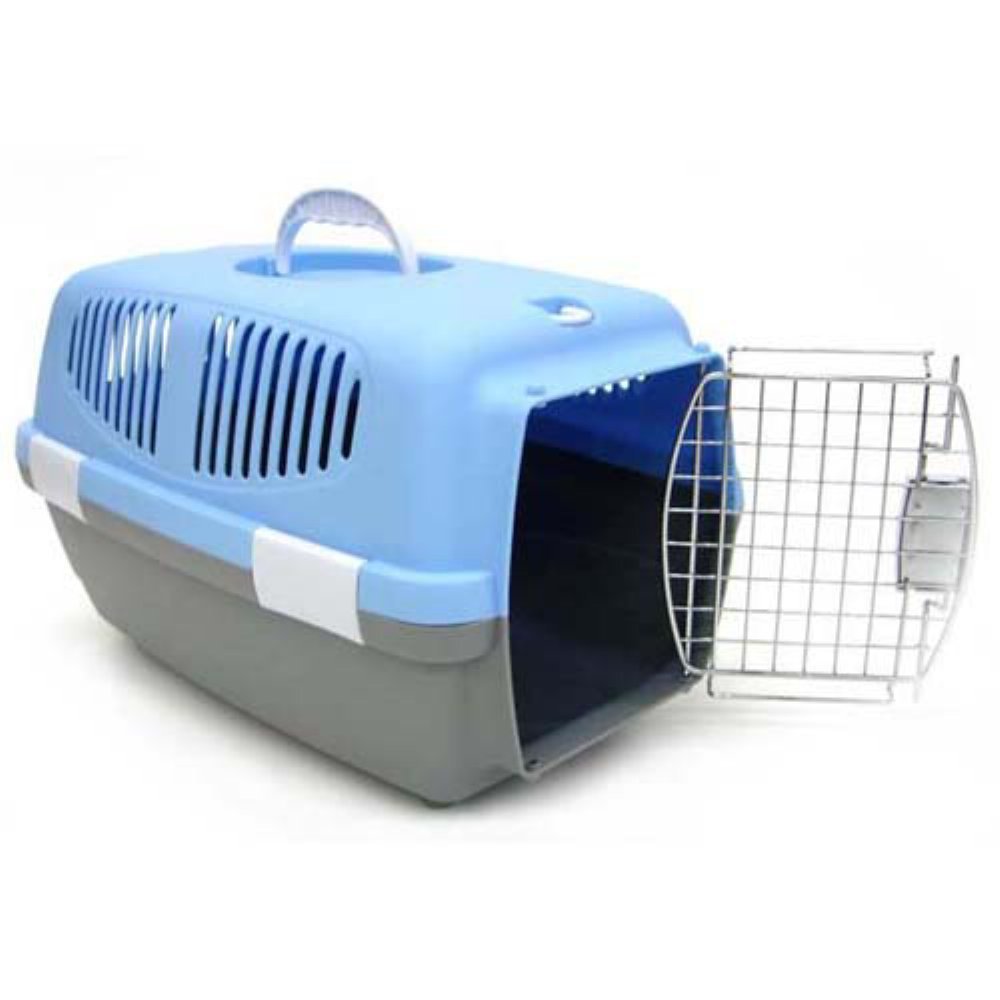 Small Plastic Carrier for Small Animal, Blue