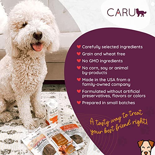 CARU - Soft n Tasty Baked Bites - Duck Bites Dog Treats - Flavorful Training Treats - 4 oz